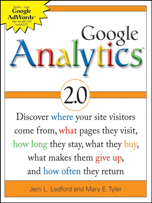 Title details for Google Analytics 2.0 by Jerri L. Ledford - Available